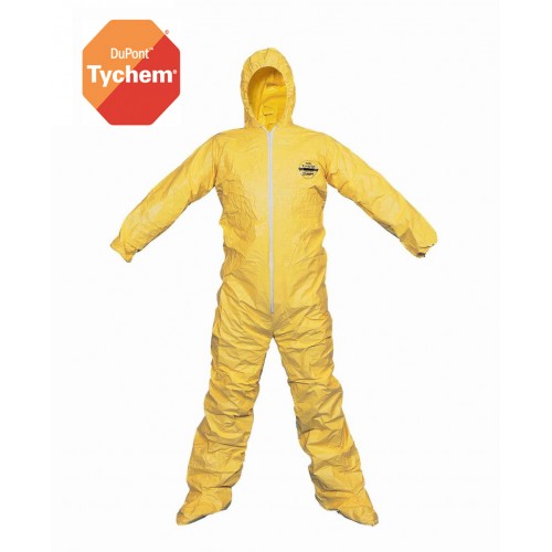 Tychem C-overall met voeten